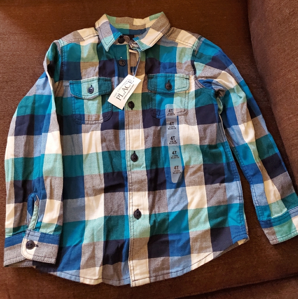 New! Long sleeve button down shirt